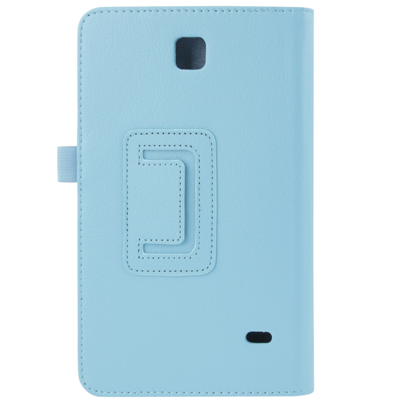 Samsung Galaxy Tab 4 (SM-T330) 8.0- nahkainen suojakotelo(sininen)