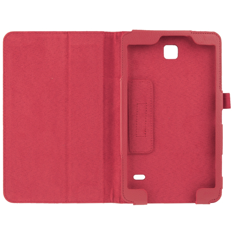 Samsung Galaxy Tab 4 (SM-T330) 8.0- nahkainen suojakotelo(punainen)