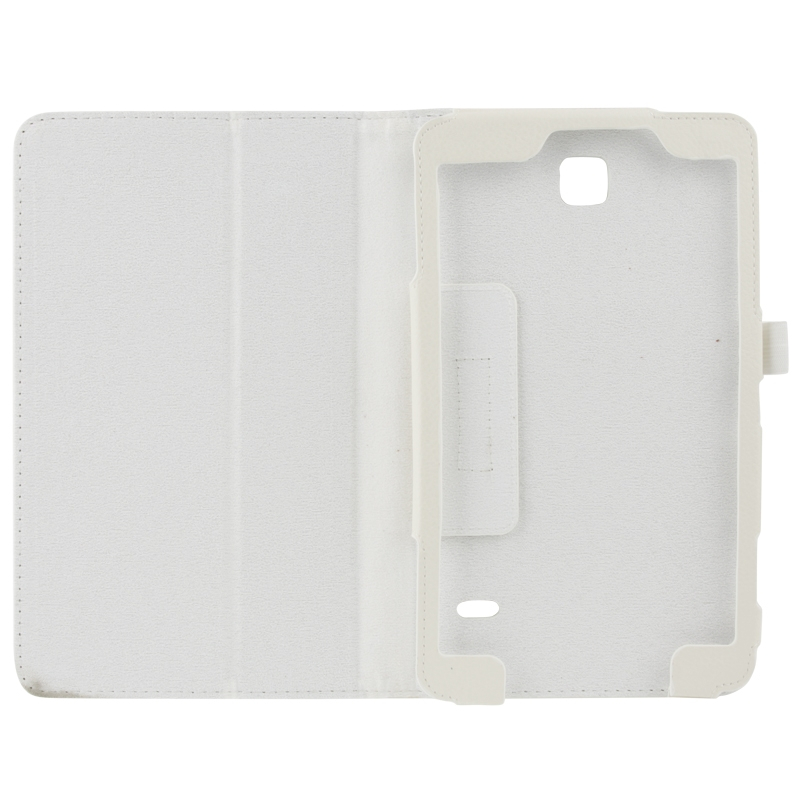 Samsung Galaxy Tab 4 (SM-T330) 8.0- nahkainen suojakotelo(valkoinen)