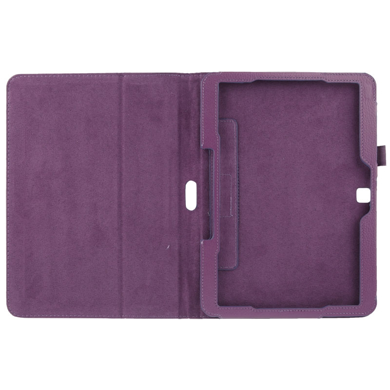 Samsung Galaxy Tab 4 (SM-T530) 10.1- nahkainen suojakotelo (Violetti)