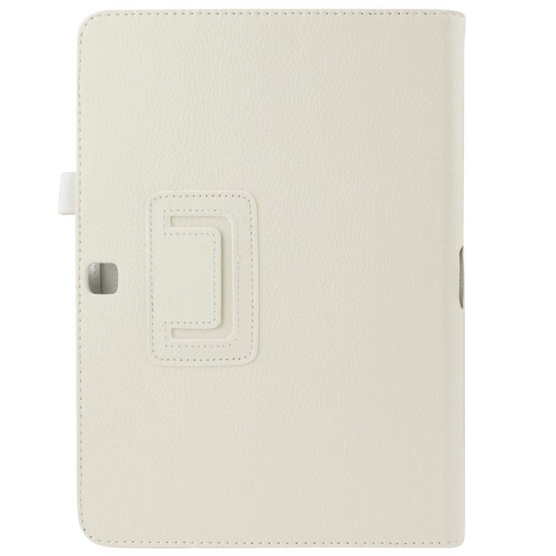 Samsung Galaxy Tab 4 (SM-T530) 10.1- nahkainen suojakotelo (Valkoinen)