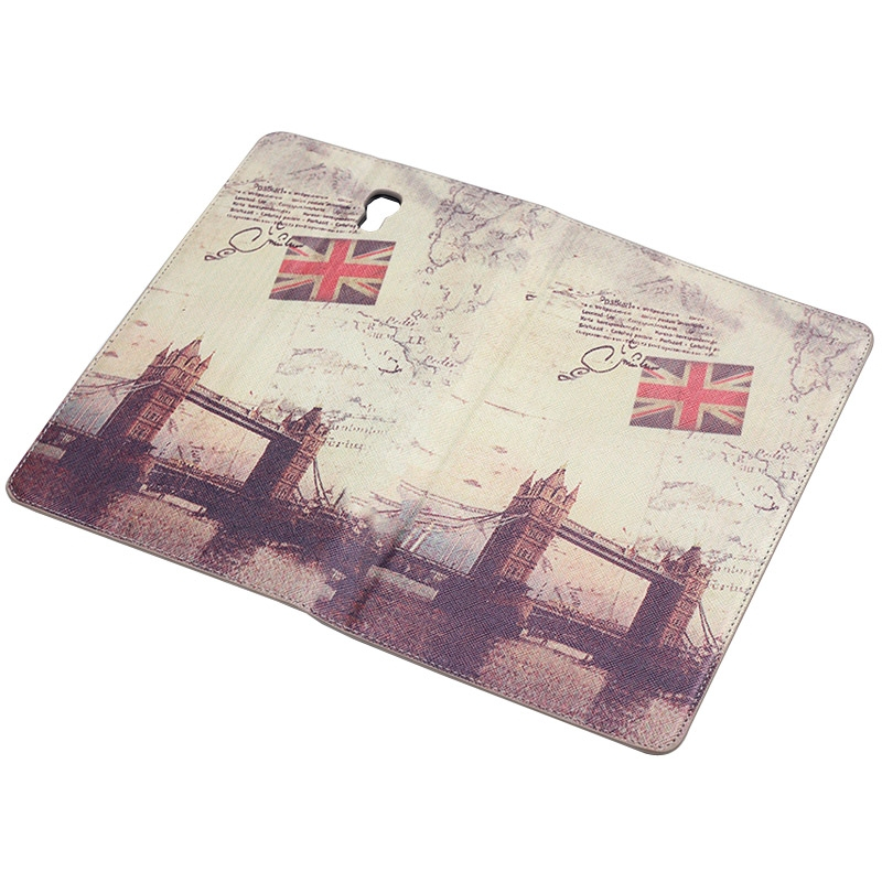 Samsung Galaxy Tab S (SM-T700) 8.4- London Bridge-kuvioinen nahkainen suojakotelo