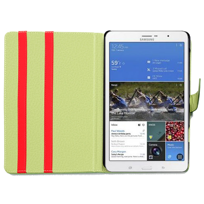 Samsung Galaxy Tab S (SM-T700) 8.4- Hunajakennorakenne nahkainen suojakotelo (vihreä)