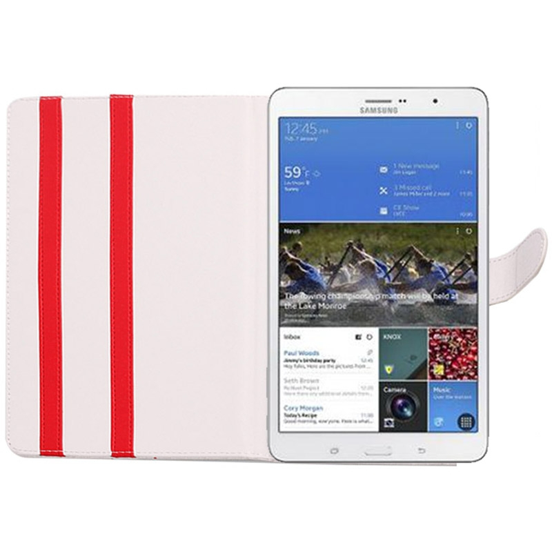 Samsung Galaxy Tab S (SM-T700) 8.4- Hunajakennorakenne nahkainen suojakotelo (Silver)