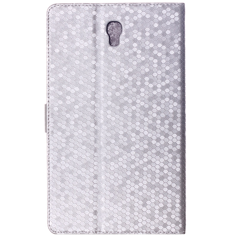 Samsung Galaxy Tab S (SM-T700) 8.4- Hunajakennorakenne nahkainen suojakotelo (Silver)