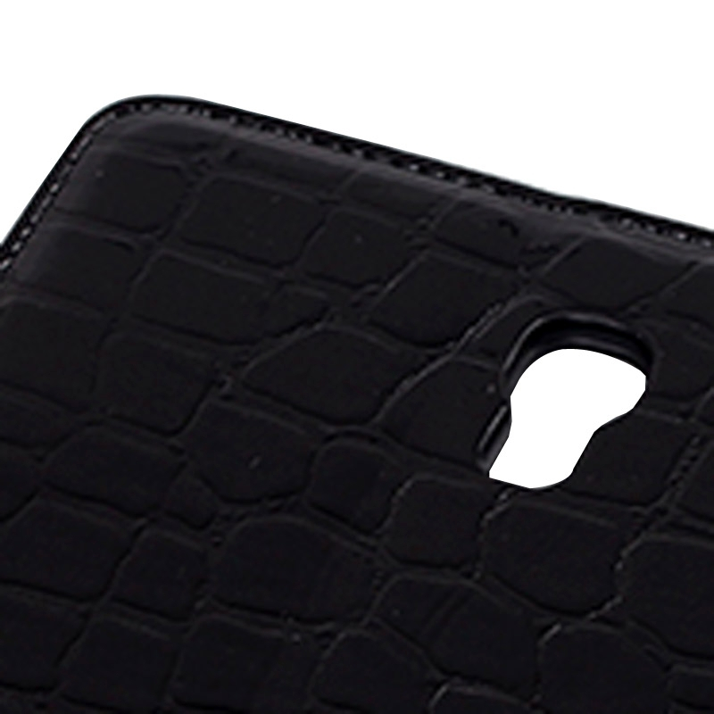 Samsung Galaxy Tab S (SM-T700) 8.4- Krokotiilikuvioinen nahkainen suojakotelo (musta)