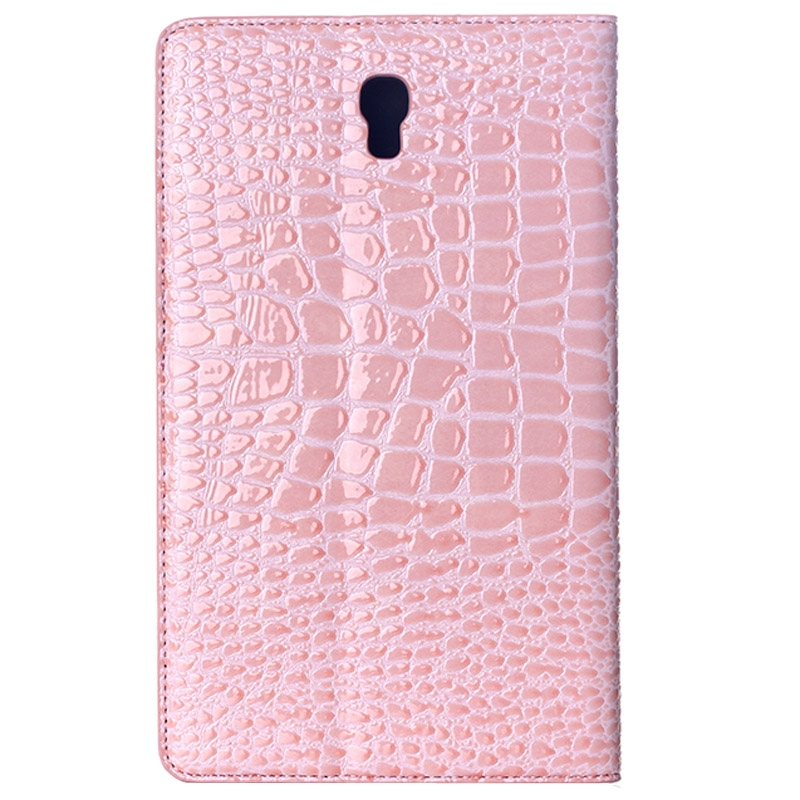 Samsung Galaxy Tab S (SM-T700) 8.4- Krokotiilikuvioinen nahkainen suojakotelo (vaaleanpunainen)