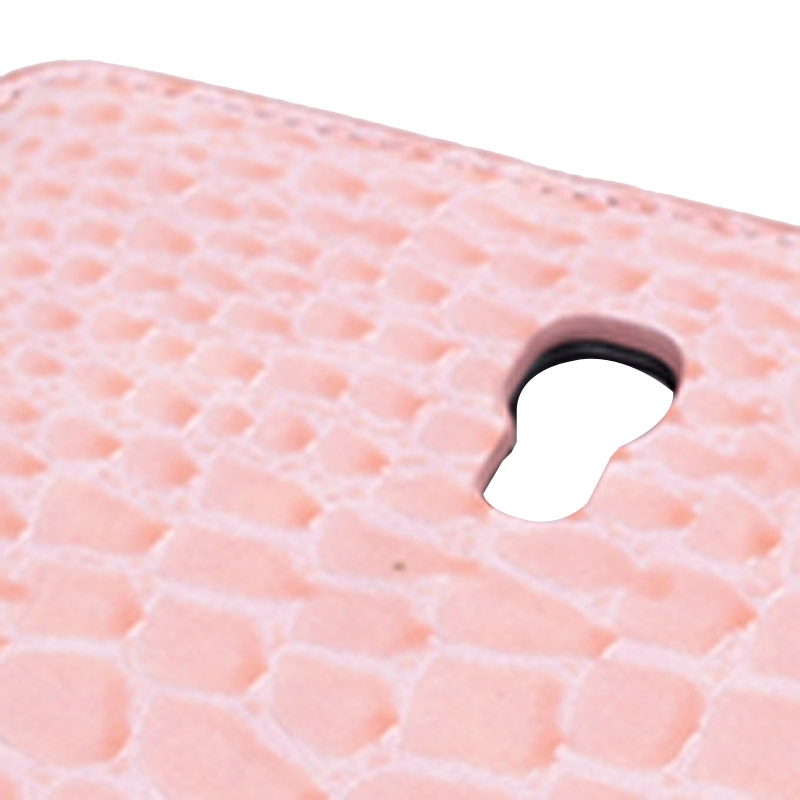 Samsung Galaxy Tab S (SM-T700) 8.4- Krokotiilikuvioinen nahkainen suojakotelo (vaaleanpunainen)