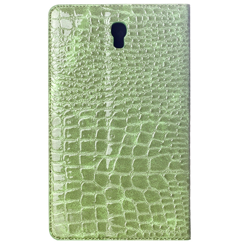 Samsung Galaxy Tab S (SM-T700) 8.4- Krokotiilikuvioinen nahkainen suojakotelo (vihreä)