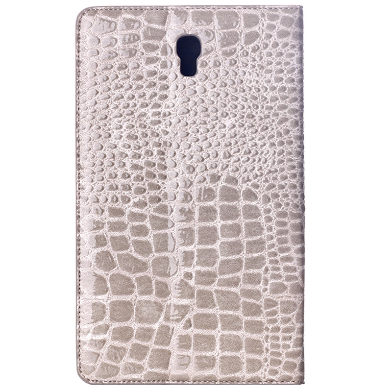 Samsung Galaxy Tab S (SM-T700) 8.4- Krokotiilikuvioinen nahkainen suojakotelo  (Light harmaa)