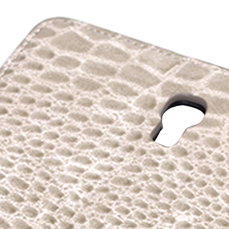 Samsung Galaxy Tab S (SM-T700) 8.4- Krokotiilikuvioinen nahkainen suojakotelo  (Light harmaa)