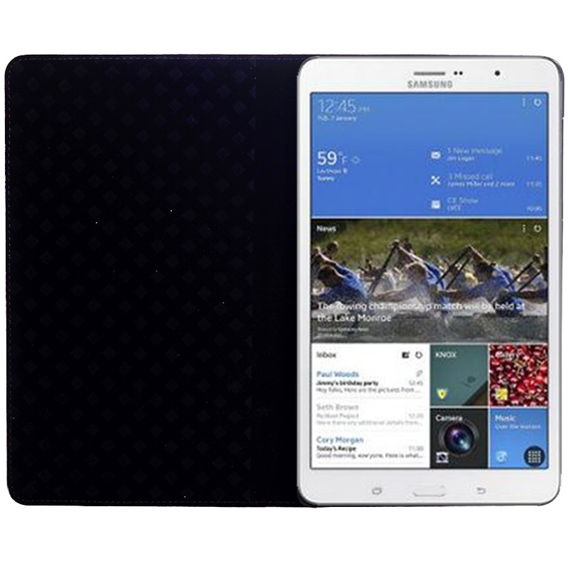 Samsung Galaxy Tab S (SM-T700) 8.4- Krokotiilikuvioinen nahkainen suojakotelo (ruskea)