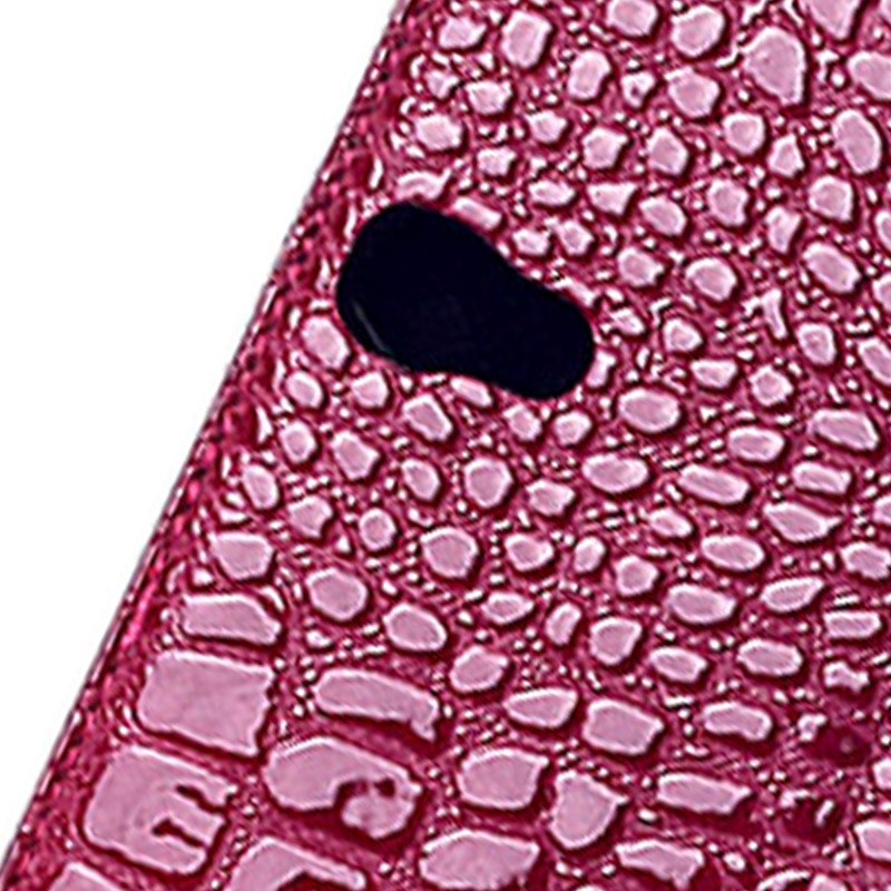 Samsung Galaxy Tab S (SM-T800) 10.5- Krokotiilikuvioinen nahkainen suojakotelo(Magenta)