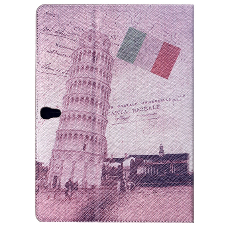 Samsung Galaxy Tab s (SM-T800) 10.5- Nahkainen suojakotelo, Pisan torni