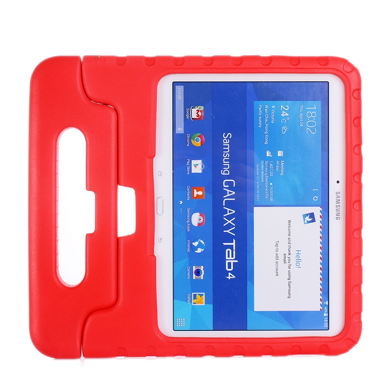 EVA-materiaali kantokotelo Samsung Galaxy Tab 4 (SM-T530) 10.1(Punainen)