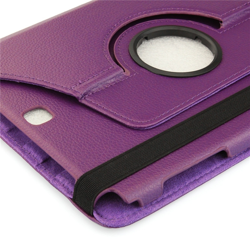 Samsung Galaxy Tab A (SM-T550)-360 astetta kääntyvä nahkainen suojakotelo