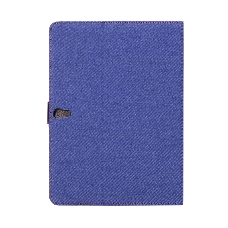 Samsung Galaxy Tab s (SM-T800) 10.5- Flip nahkainen suojakotelo luottokorttipaikalla  (sininen)