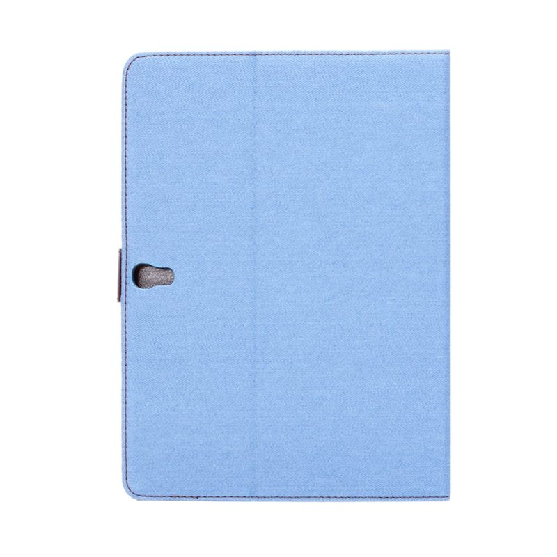 Samsung Galaxy Tab s (SM-T800) 10.5- Flip nahkainen suojakotelo luottokorttipaikalla  (Baby Blue)