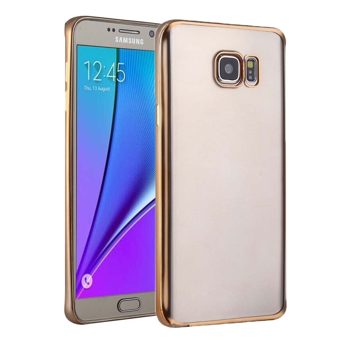 For Samsung Galaxy S7 / G930 Plating Soft TPU Protective Cover Case (Gold)