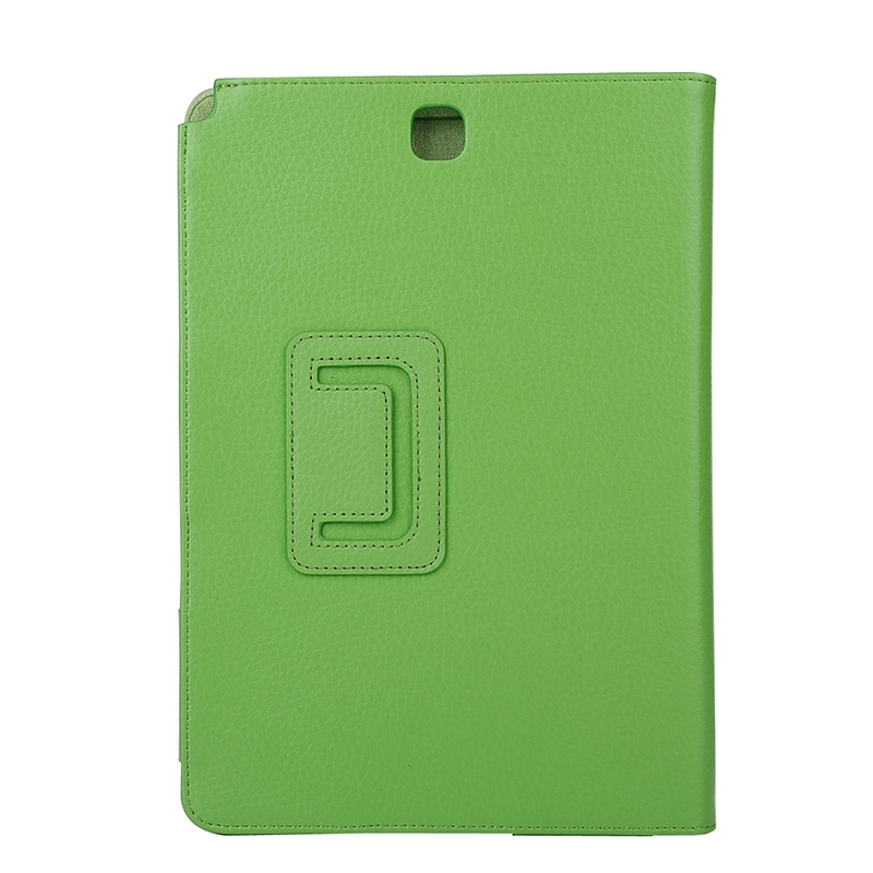 Samsung Galaxy Tab A (SM-T550)- Nahkainen suojakotelo, vihreä 