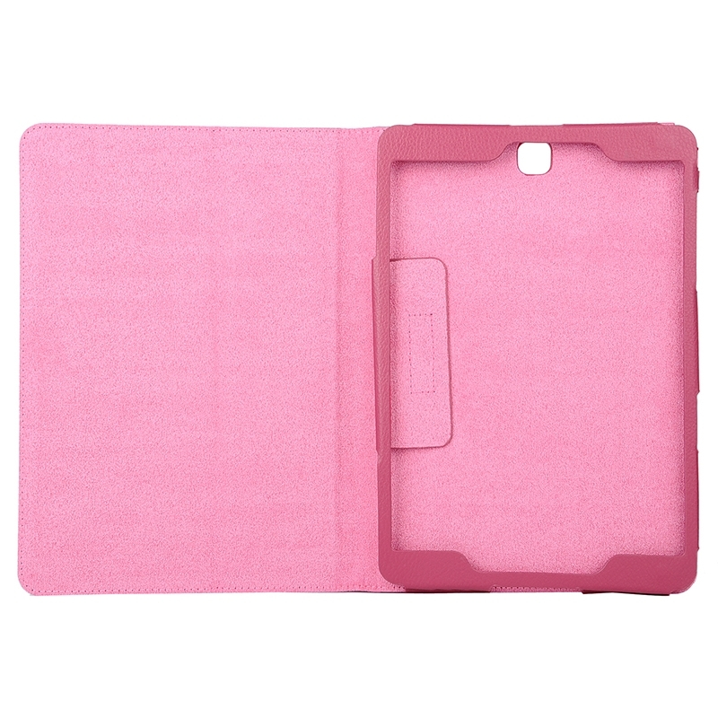 Samsung Galaxy Tab A (SM-T550)- Nahkainen suojakotelo, punainen 