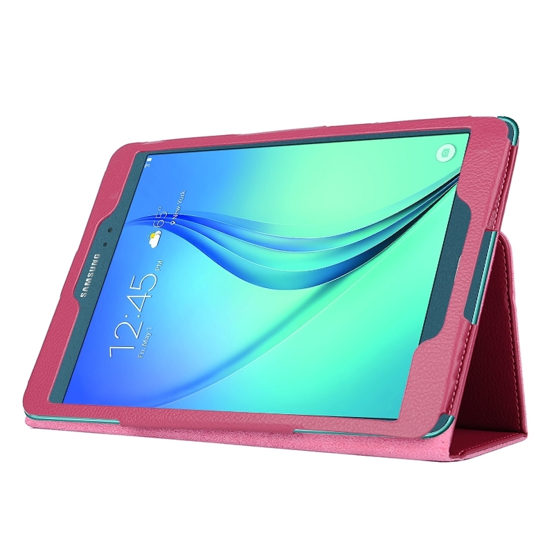 Samsung Galaxy Tab A (SM-T550)- Nahkainen suojakotelo, punainen 