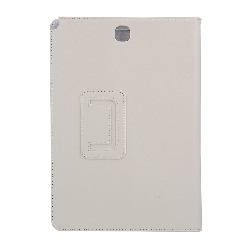 Samsung Galaxy Tab A (SM-T550)- Nahkainen suojakotelo, valkoinen