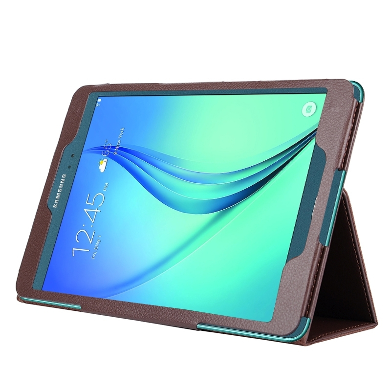 Samsung Galaxy Tab A 9.7" - Nahkainen suojakotelo, ruskea