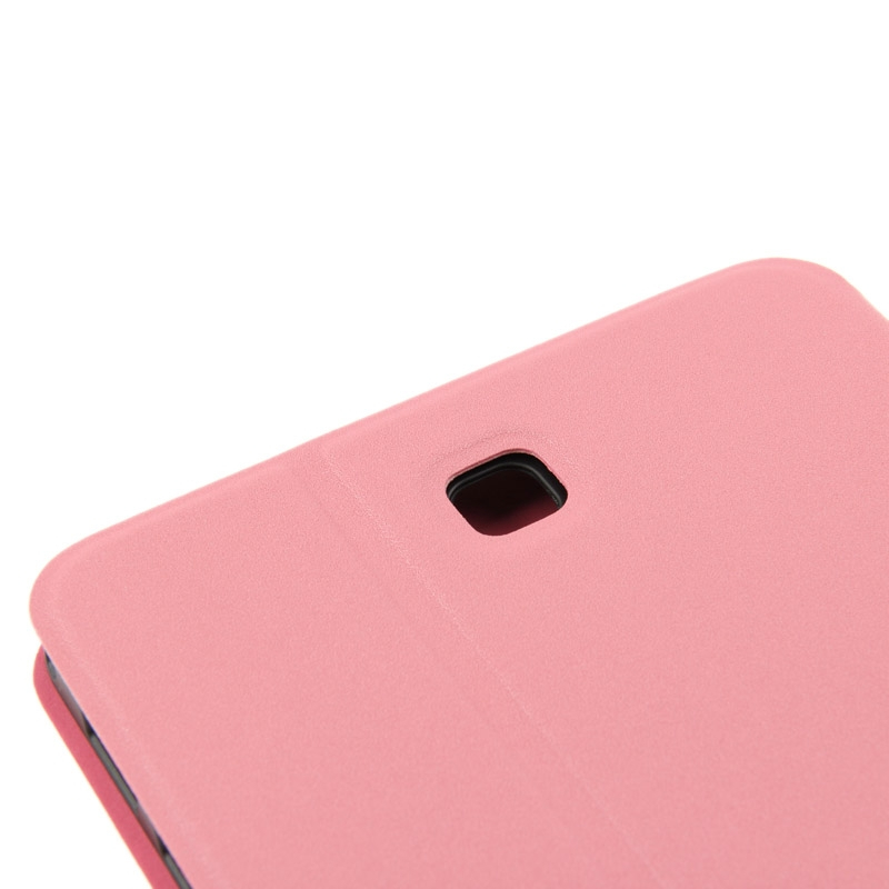 Samsung Galaxy Tab 4 (SM-T330) 8.0- Mattapintainen nahkakotelo (vaaleanpunainen)