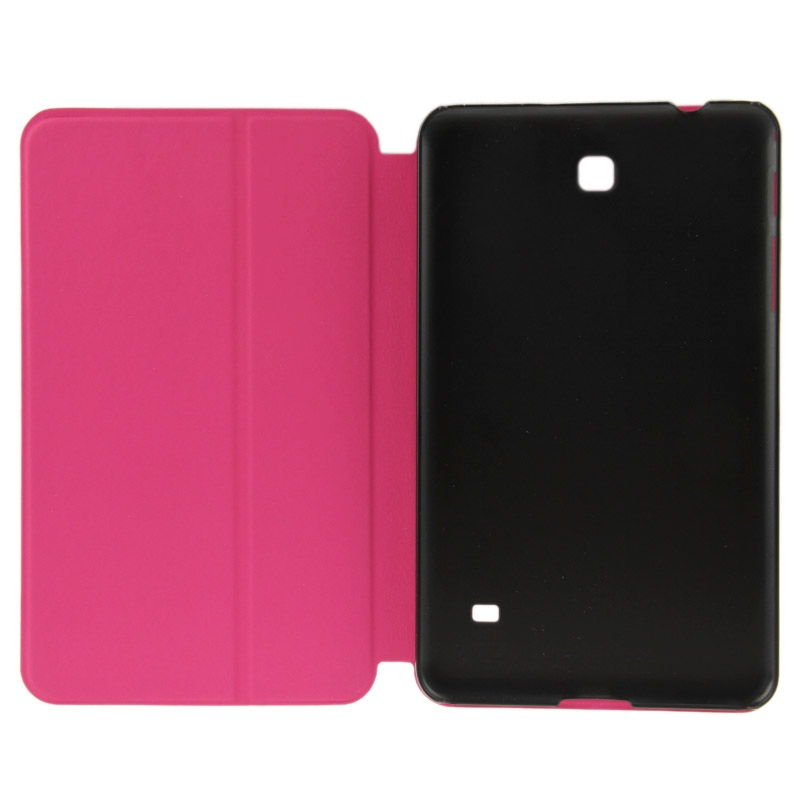 Samsung Galaxy Tab 4 (SM-T330) 8.0- Mattapintainen nahkakotelo(Magenta)