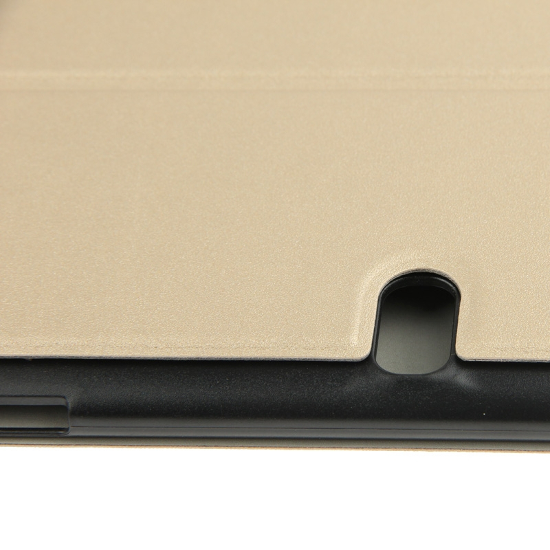 Samsung Galaxy Tab S (SM-T800) 10.5- Mattapintainen nahkakotelo (Keltainen)