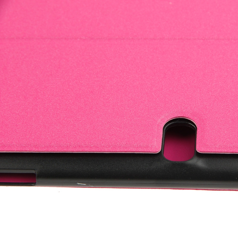 Samsung Galaxy Tab S (SM-T800) 10.5- Mattapintainen nahkakotelo (Magenta)