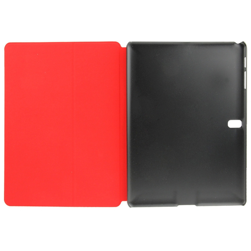 Samsung Galaxy Tab S (SM-T800) 10.5- Mattapintainen nahkakotelo (punainen)