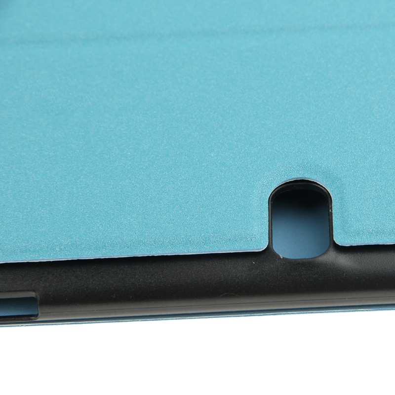 Samsung Galaxy Tab S (SM-T800) 10.5- Mattapintainen nahkakotelo  (sininen)