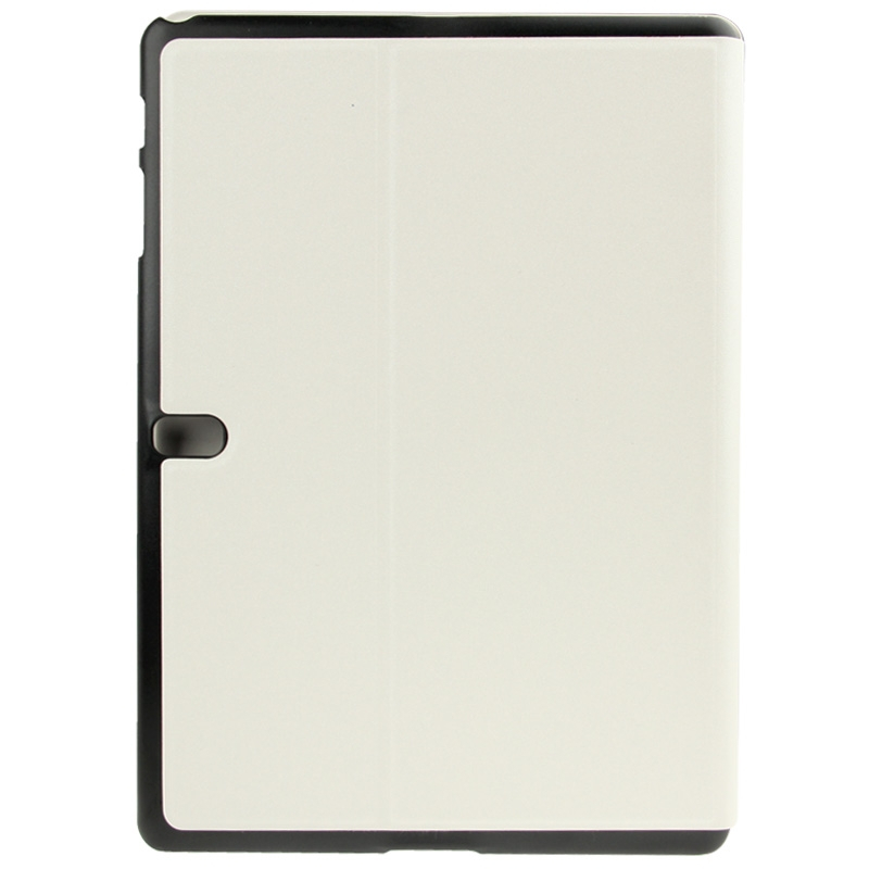 Samsung Galaxy Tab S (SM-T800) 10.5- Mattapintainen nahkakotelo  (valkoinen)