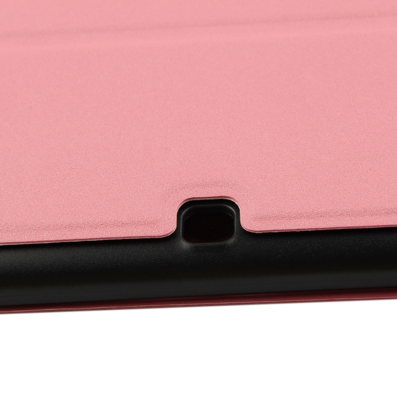 Samsung Galaxy Tab 4 (SM-T530) 10.1- Mattapintainen nahkakotelo (Pink)