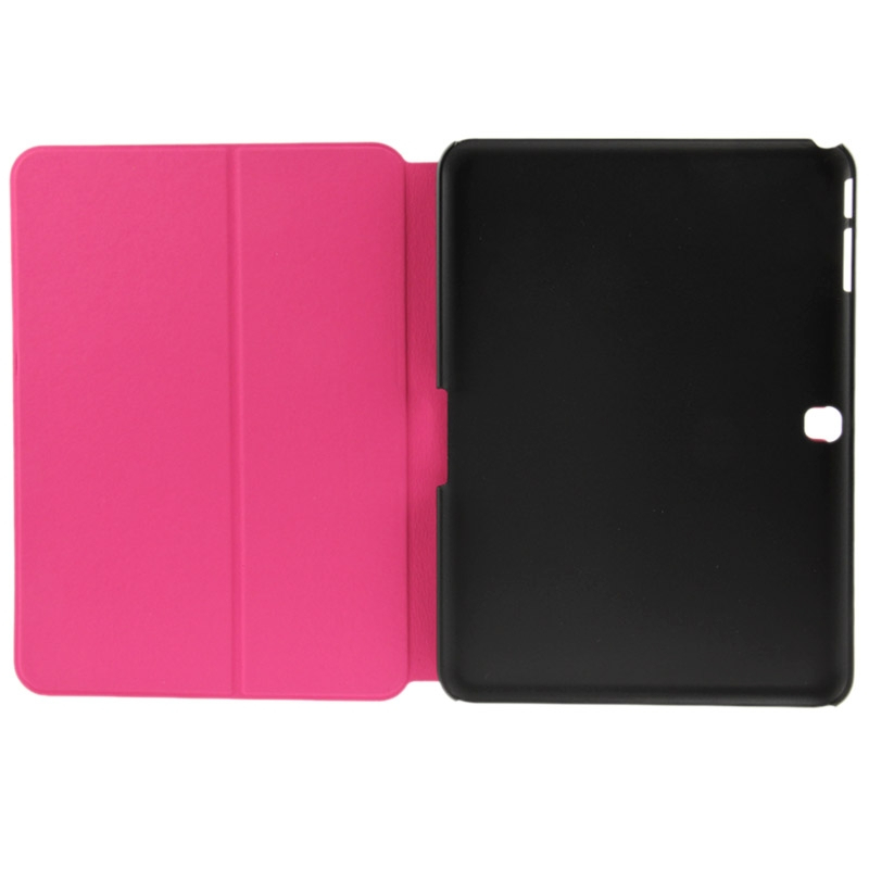 Samsung Galaxy Tab 4 (SM-T530) 10.1- Mattapintainen nahkakotelo (Magenta)