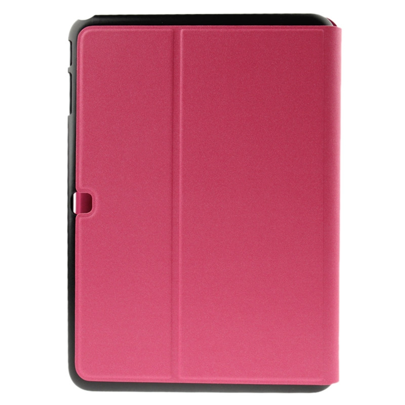 Samsung Galaxy Tab 4 (SM-T530) 10.1- Mattapintainen nahkakotelo (Magenta)