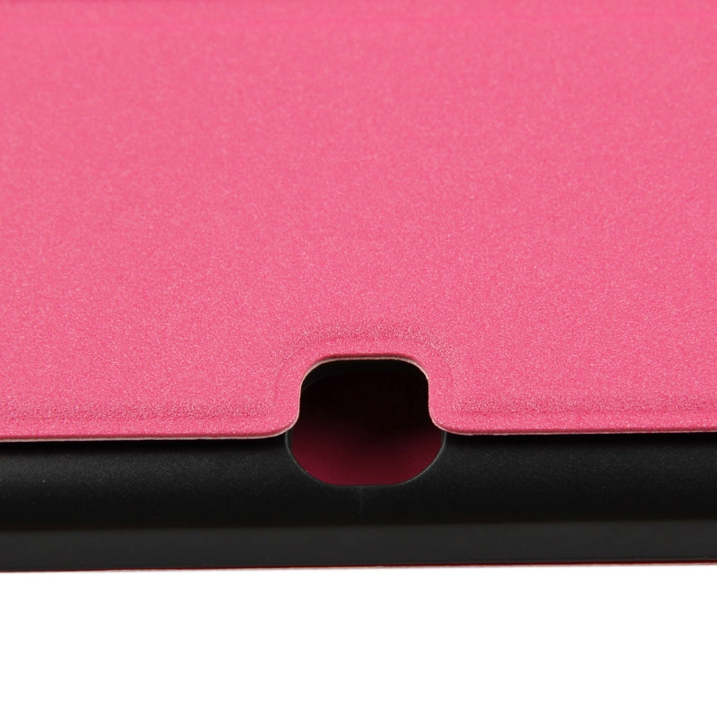 Samsung Galaxy Tab 4 (SM-T530) 10.1- Mattapintainen nahkakotelo (Magenta)