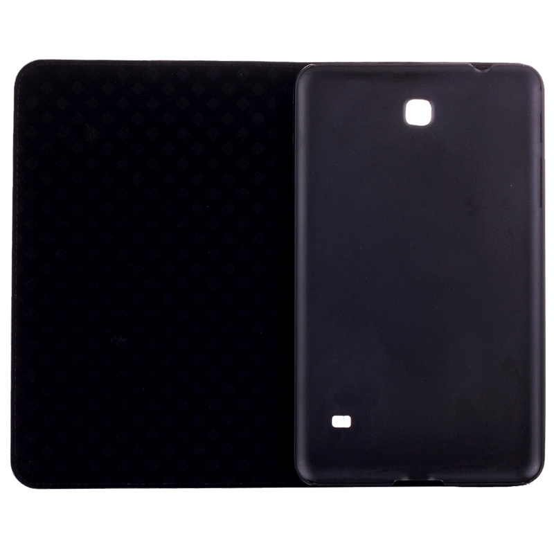 Samsung Galaxy Tab 4 (SM-T330) 8.0- Krokotiilikuvioinen nahkainen suojakotelo (harmaa)