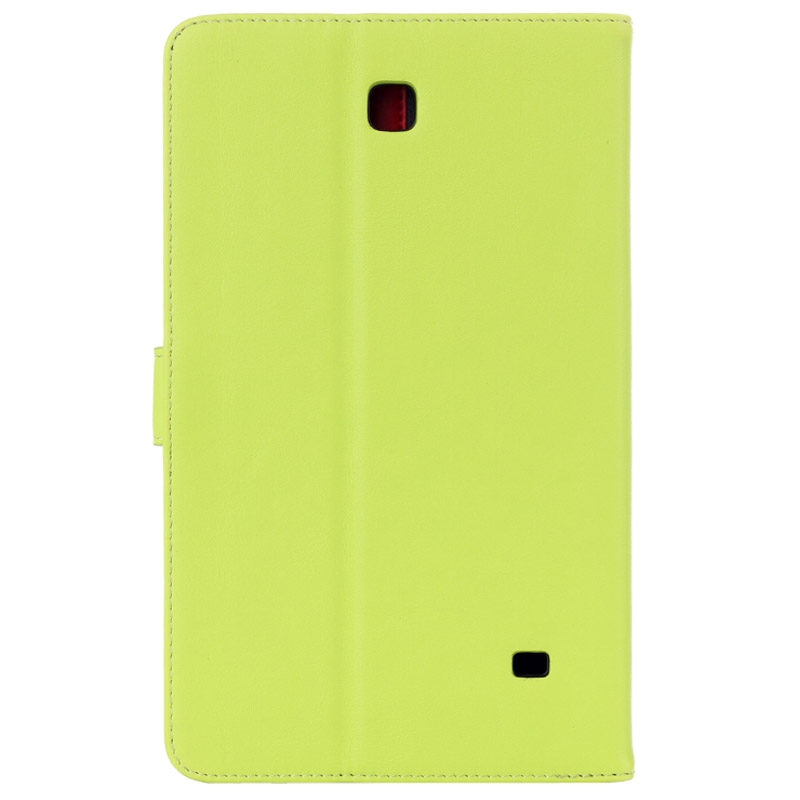 Samsung Galaxy Tab 4 (SM-T330) 8.0- Flip nahkainen suojakotelo  (Fluorescent vihreä)