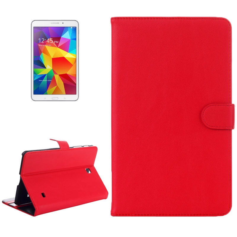 Horizontal Flip Leather Case with Holder for Samsung Galaxy Tab 4 8.0 / T330 (Red)