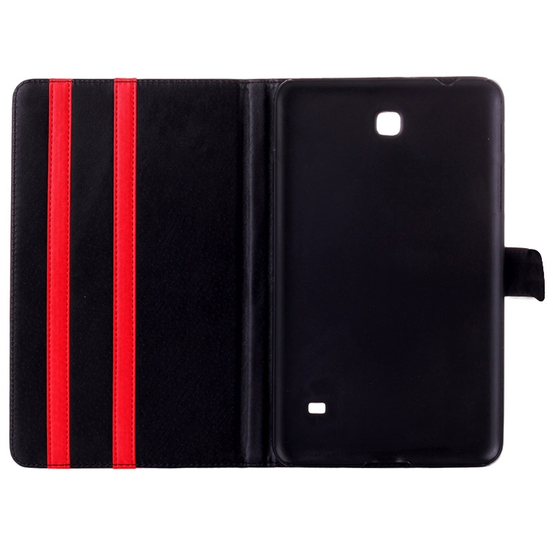 Samsung Galaxy Tab 4 (SM-T330) 8.0- Flip nahkainen suojakotelo (punainen)