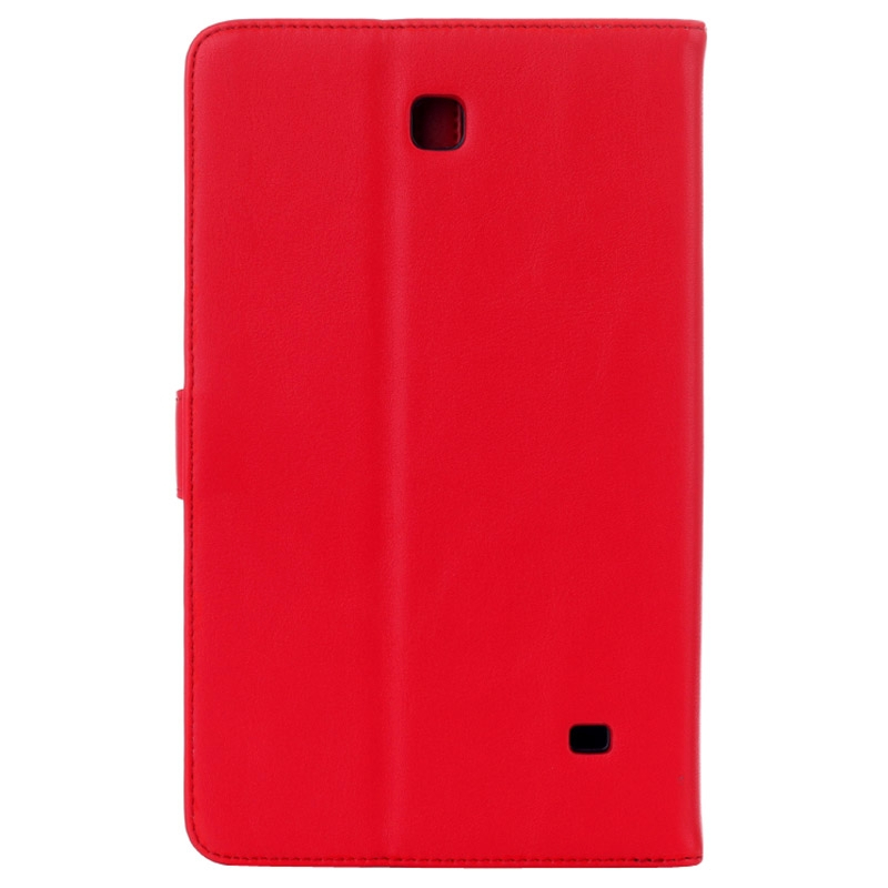 Samsung Galaxy Tab 4 (SM-T330) 8.0- Flip nahkainen suojakotelo (punainen)
