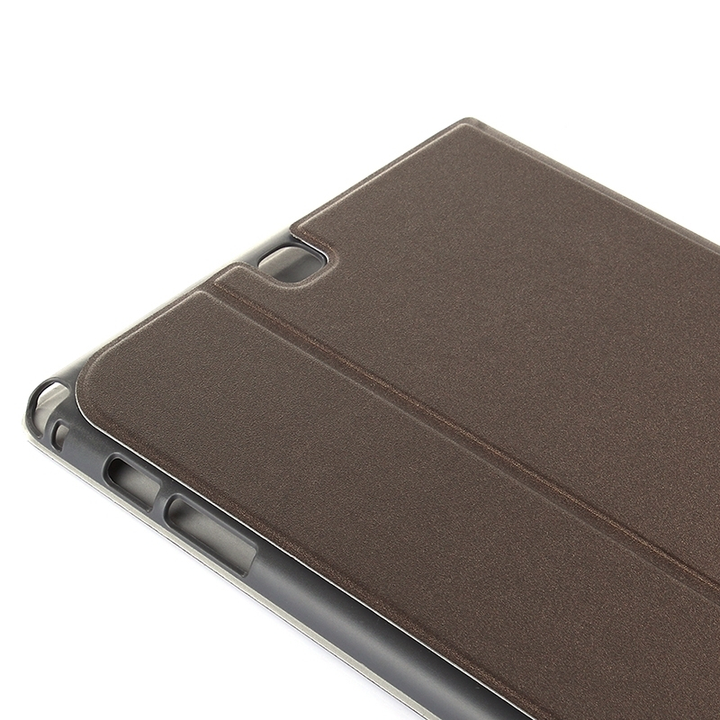 Samsung Galaxy Tab A  -Mattapintainen nahkakotelo, Coffee