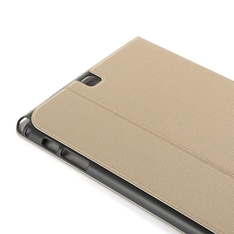 Samsung Galaxy Tab A  -Mattapintainen nahkakotelo, Gold