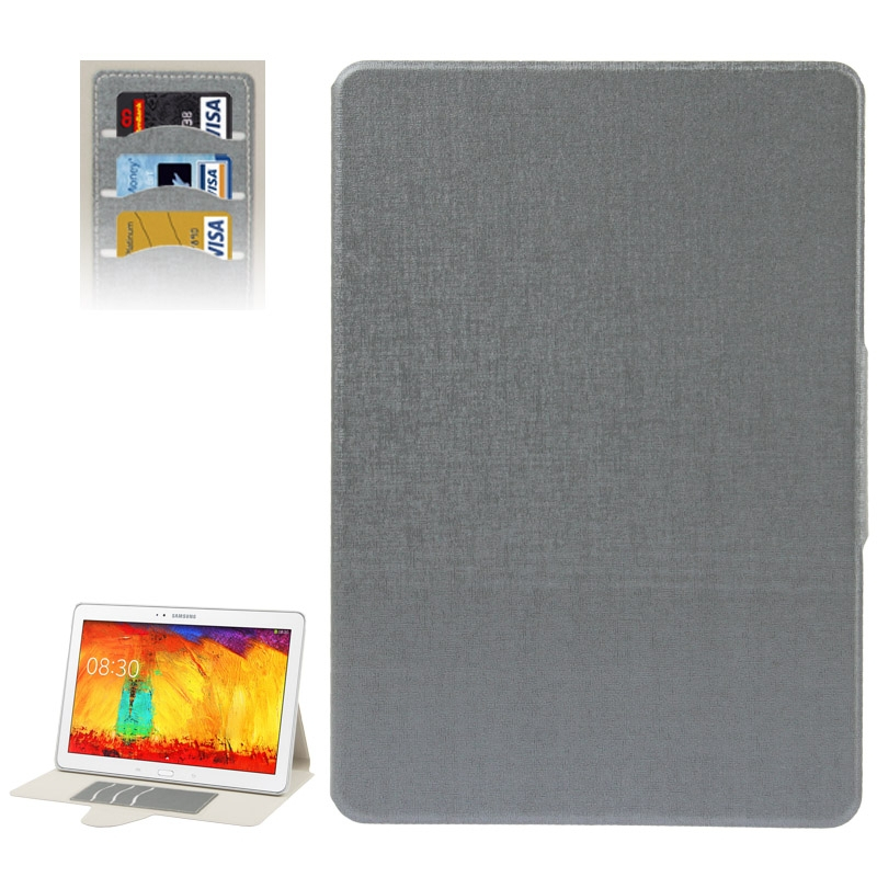 Oracle Leather Case with Credit Card Slots & Holder for Samsung Galaxy Note & Tab Pro 12.2 / P900  (Black)