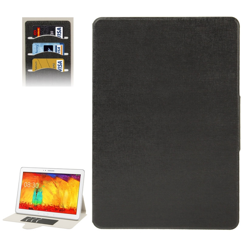 Oracle Leather Case with Credit Card Slots & Holder for Samsung Galaxy Note & Tab Pro 12.2 / P900 (Black)