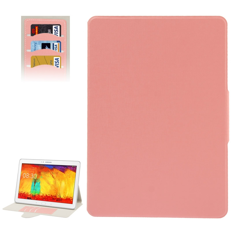 Oracle Leather Case with Credit Card Slots & Holder for Samsung Galaxy Note & Tab  Pro 12.2 / P900 (Pink)