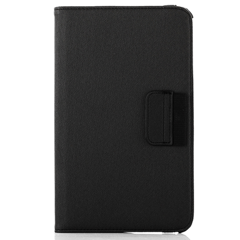 Samsung Galaxy Tab 4 (SM-T330) 8.0- 360 astetta kääntyvä suojakotelo luottokorttipaikalla (musta)